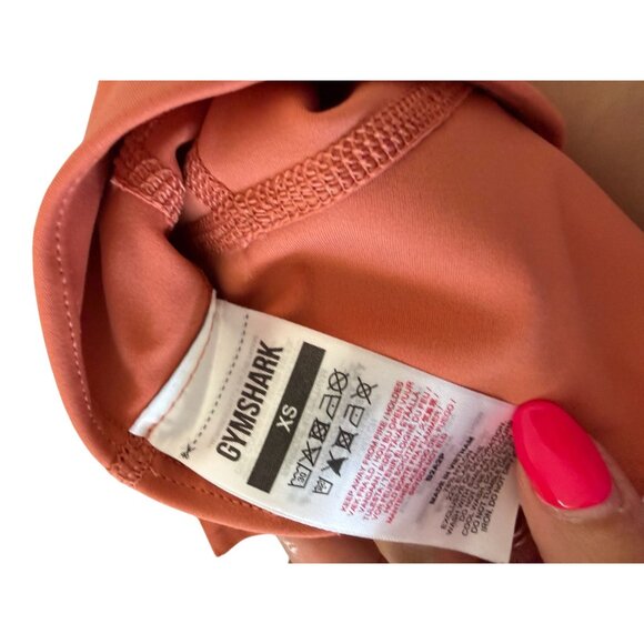 GYMSHARK Orange Kendra Kathryn KK Fit 7/8  Tights Leggings Size XS - Picture 7 of 7